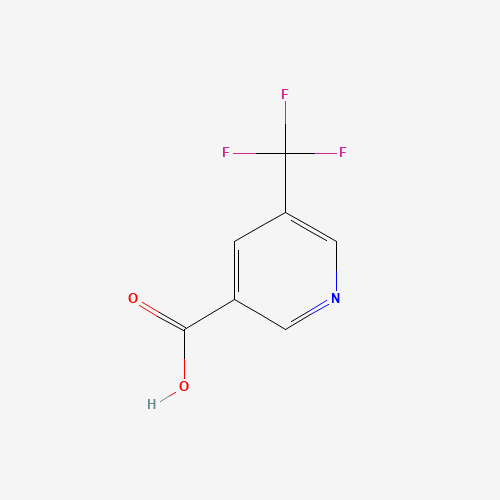 5-(Trifluoromethyl)nicotinic acid chemical structure 5-(Trifluoromethyl)nicotinic acid (CAS: 131747-40-5) - Chemical Structure and Molecular Formula