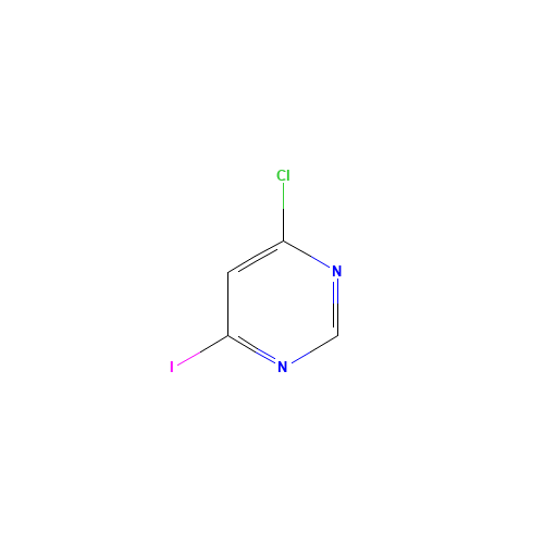 3-CHLORO-6-IODO-PYRIDAZINE (CAS: 258506-74-0) - Chemical Structure and Molecular Formula 