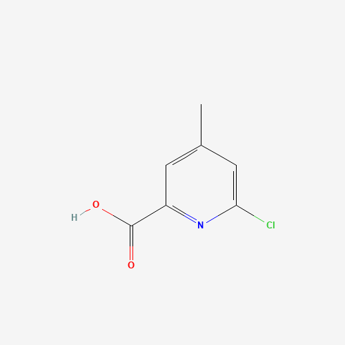 6-CHLORO-4-METHYLPYRIDINE-2-CARBOXYLIC ACID (CAS: 324028-95-7) - Chemical Structure and Molecular Formula 