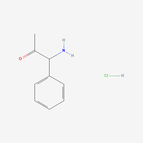 1-Amino-1-phenylacetone hydrochloride (CAS: 3904-16-3) - Chemical Structure and Molecular Formula 