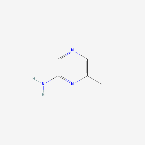 2-Amino-6-methylpyrazine (CAS: 5521-56-2) - Chemical Structure and Molecular Formula 