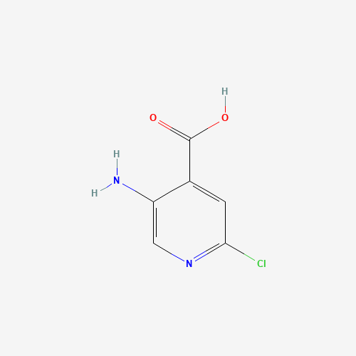 5-AMINO-2-CHLOROPYRIDINE-4-CARBOXYLIC ACID chemical structure 5-AMINO-2-CHLOROPYRIDINE-4-CARBOXYLIC ACID (CAS: 58483-95-7) - Chemical Structure and Molecular Formula
