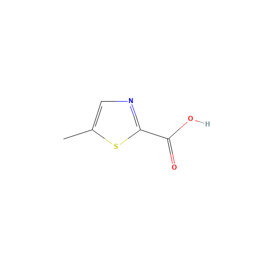 5-Methylthiazole-2-carboxylic acid (CAS: 61291-21-2) - Chemical Structure and Molecular Formula 