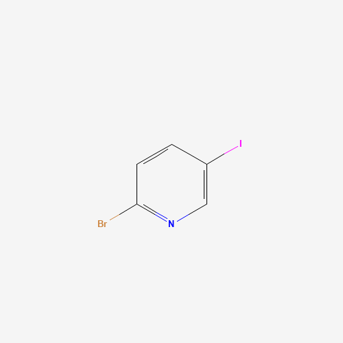 2-Bromo-5-iodopyridine (CAS: 73290-22-9) - Chemical Structure and Molecular Formula 