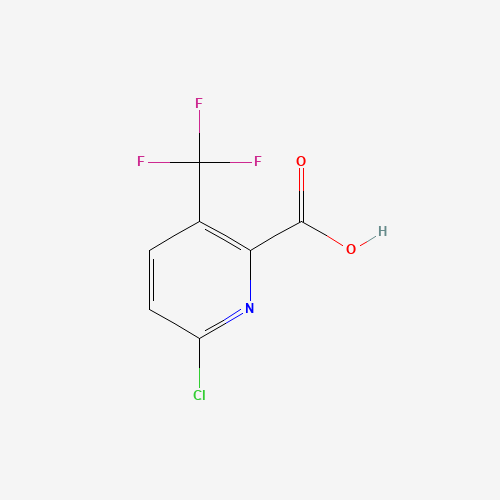 6-Chloro-3-(trifluoromethyl)pyridine-2-carboxylic acid (CAS: 796090-24-9) - Chemical Structure and Molecular Formula 