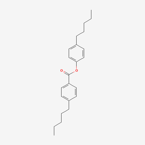 4-PENTYLPHENYL 4-PENTYLBENZOATE,97 (CAS: 74305-48-9) - Chemical Structure and Molecular Formula 