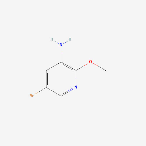 5-Bromo-2-(methyloxy)-3-pyridinamine (CAS: 884495-39-0) - Chemical Structure and Molecular Formula 