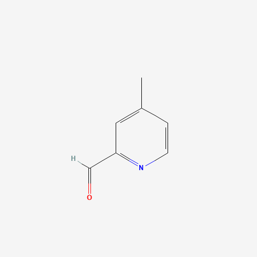 2-FORMYL-4-PICOLINE (CAS: 53547-60-7) - Chemical Structure and Molecular Formula 