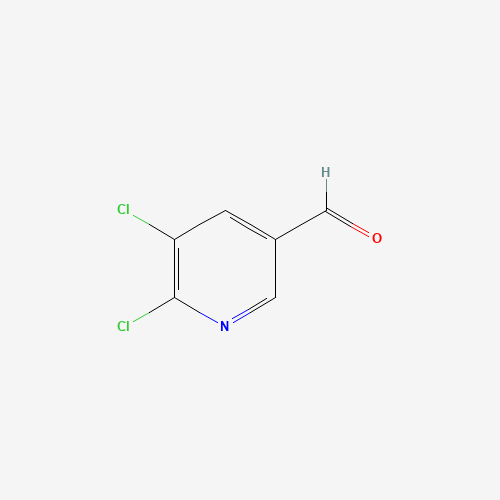 2,3-DICHLORO-5-FORMYLPYRIDINE (CAS: 71690-05-6) - Chemical Structure and Molecular Formula 