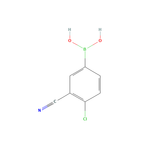 4-Chloro-3-cyanophenylboronic acid (CAS: 871332-95-5) - Related Chemical Product