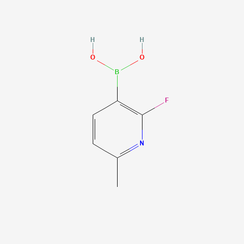 2-Fluoro-6-methylpyridine-3-boronic acid (CAS: 906744-85-2) - Chemical Structure and Molecular Formula 