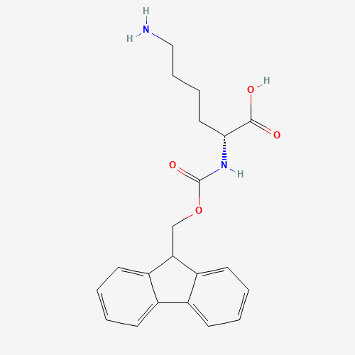 FMOC-D-LYS-OH chemical structure FMOC-D-LYS-OH (CAS: 110990-08-4) - Chemical Structure and Molecular Formula