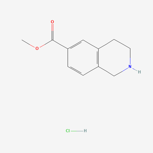 5,6,7,8-TETRAHYDRO-1,6-NAPHTHYRIDINE-2-CARBOXYLATE (CAS: 877861-62-6) - Chemical Structure and Molecular Formula 