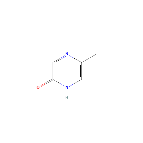 2-HYDROXY-5-METHYLPYRAZINE (CAS: 20721-17-9) - Chemical Structure and Molecular Formula 