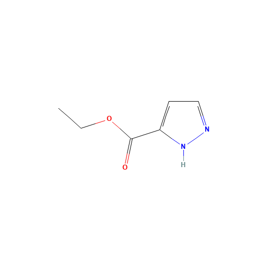 Ethyl pyrazole-3-carboxylate (CAS: 5932-27-4) - Chemical Structure and Molecular Formula 