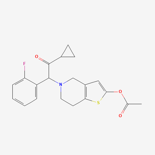 Prasugrel (CAS: 150322-43-3) - Chemical Structure and Molecular Formula 
