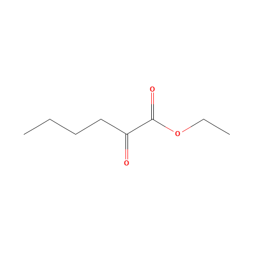 Ethyl 2-oxohexanoate (CAS: 5753-96-8) - Chemical Structure and Molecular Formula 