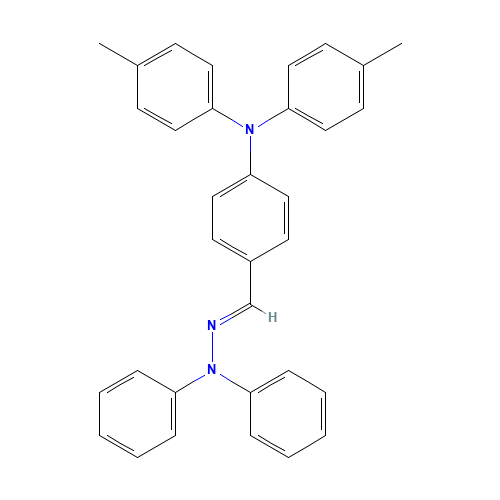 4-Bis(4-methylphenyl)aminobenzaldehyde-1,1-diphenyl-hydrazone (CAS: 83992-95-4) - Related Chemical Product