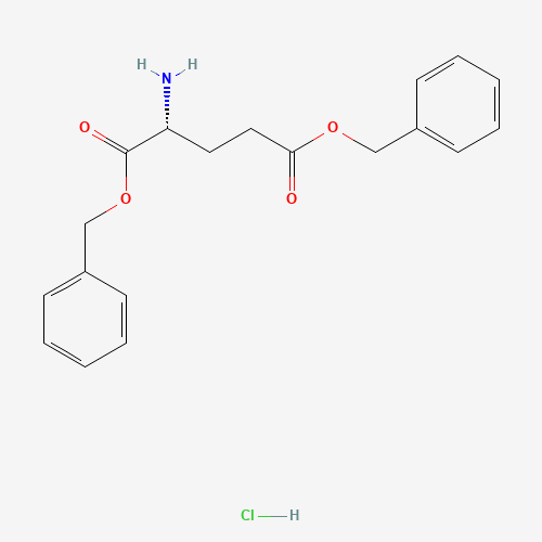 H-D-GLU(OBZL)-OBZL HCL (CAS: 146844-02-2) - Chemical Structure and Molecular Formula 
