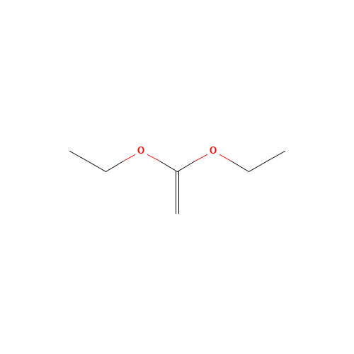KETENE DIETHYL ACETAL (CAS: 2678-54-8) - Chemical Structure and Molecular Formula 