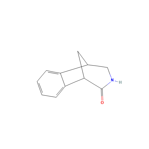 1,3,4,5-Tetrahydro-1,5-methano-2H-3-benzazepin-2-one (CAS: 357426-13-2) - Chemical Structure and Molecular Formula 