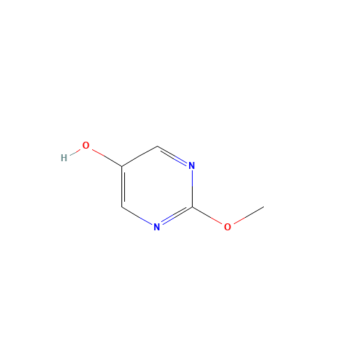 5-Pyrimidinol,2-methoxy-(9CI) (CAS: 91233-70-4) - Chemical Structure and Molecular Formula 