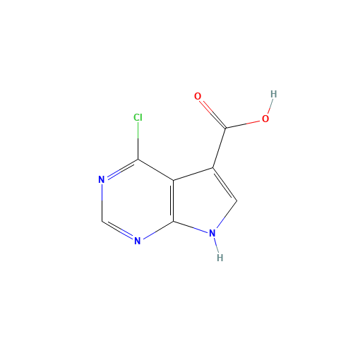 4-chloro-7H-pyrrolo[2,3-d]pyrimidine-5-carboxylic acid (CAS: 186519-92-6) - Related Chemical Product