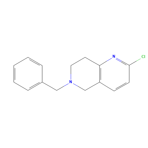 6-BENZYL-2-CHLORO-5,6,7,8-TETRAHYDRO-1,6-NAPHTHYRIDINE (CAS: 210539-04-1) - Related Chemical Product