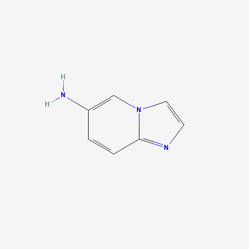 Imidazo[1,2-a]pyridin-6-amine (9CI) (CAS: 235106-53-3) - Chemical Structure and Molecular Formula 