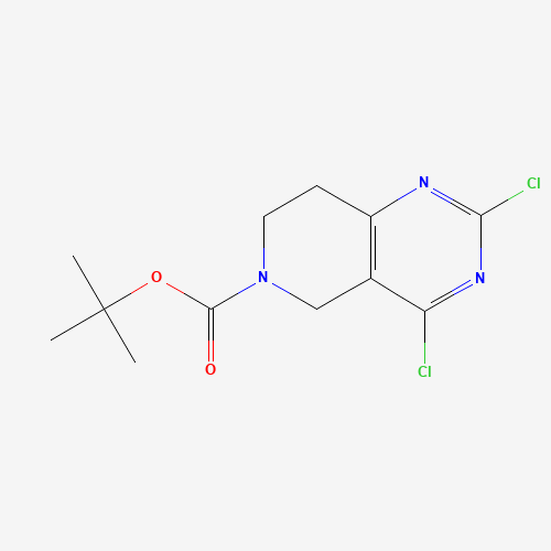 TERT-BUTYL 2,4-DICHLORO-7,8-DIHYDROPYRIDO[4,3-D]PYRIMIDINE-6(5H)-CARBOXYLATE (CAS: 635698-56-5) - Related Chemical Product
