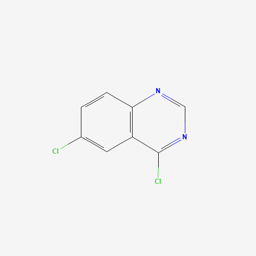4,6-Dichloroquinazoline (CAS: 7253-22-7) - Chemical Structure and Molecular Formula 