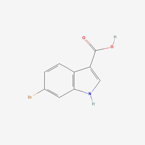 6-Bromoindole-3-carboxylic acid (CAS: 101774-27-0) - Chemical Structure and Molecular Formula 