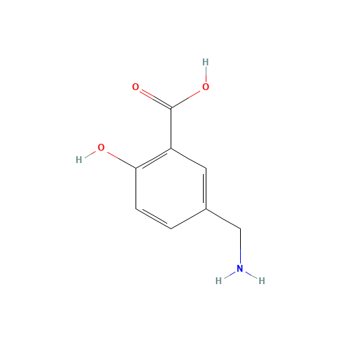 5-AMINOMETHYL-2-HYDROXY-BENZOIC ACID (CAS: 2820-31-7) - Related Chemical Product