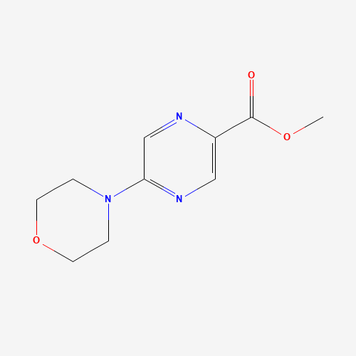 METHYL 5-(4-MORPHOLINYL)-2-PYRAZINECARBOXYLATE chemical structure METHYL 5-(4-MORPHOLINYL)-2-PYRAZINECARBOXYLATE (CAS: 1017604-09-9) - Chemical Structure and Molecular Formula
