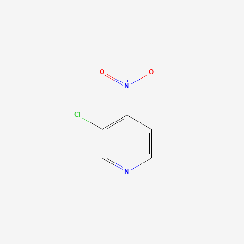 3-CHLORO-4-NITROPYRIDINE (CAS: 13194-60-0) - Chemical Structure and Molecular Formula 