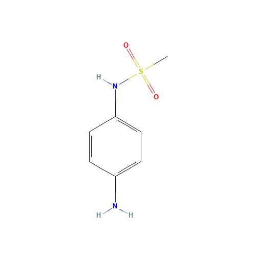 4-(Methylsulfonamido)aniline (CAS: 53250-82-1) - Chemical Structure and Molecular Formula 