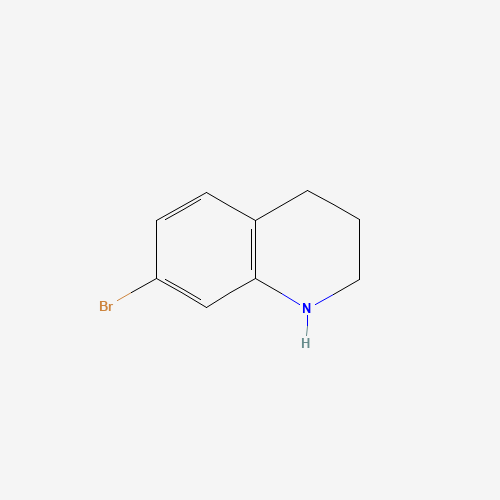 7-BROMO-1,2,3,4-TETRAHYDRO-QUINOLINE HYDROCHLORIDE (CAS: 114744-51-3) - Chemical Structure and Molecular Formula 