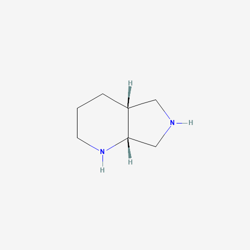 (S,S)-2,8-Diazabicyclo[4,3,0]nonane (CAS: 151213-42-2) - Chemical Structure and Molecular Formula 