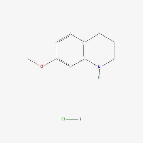 7-METHOXY-1,2,3,4-TETRAHYDRO-QUINOLINE HYDROCHLORIDE (CAS: 19500-62-0) - Chemical Structure and Molecular Formula 