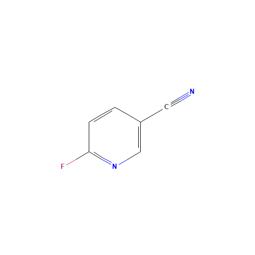 5-Cyano-2-fluoropyridine (CAS: 3939-12-6) - Chemical Structure and Molecular Formula 