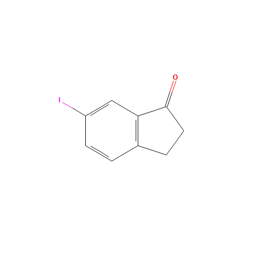 6-Iodo-1-Indanone (CAS: 14548-40-4) - Chemical Structure and Molecular Formula 