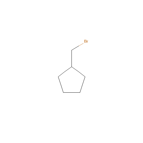 Bromomethylcyclopentane (CAS: 3814-30-0) - Chemical Structure and Molecular Formula 