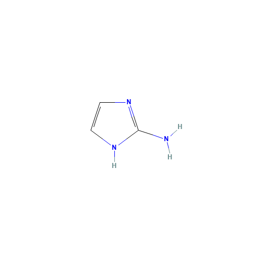 2-Aminoimidazole (CAS: 7720-39-0) - Chemical Structure and Molecular Formula 