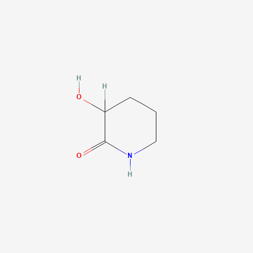 3-hydroxypiperidin-2-one chemical structure 3-hydroxypiperidin-2-one (CAS: 19365-08-3) - Chemical Structure and Molecular Formula