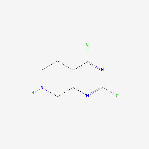 2,4-dichloro-5,6,7,8-tetrahydropyrido[3,4-d]pyrimidine HCl salt (CAS: 1000578-08-4) - Related Chemical Product