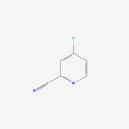 4-CHLORO-PYRIDINE-2-CARBONITRILE (CAS: 19235-89-3) - Chemical Structure and Molecular Formula 