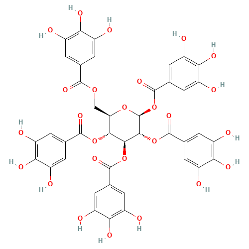 1,2,3,4,6-PENTA-O-GALLOYL-BETA-D-GLUCOPYRANOSE (CAS: 14937-32-7) - Related Chemical Product
