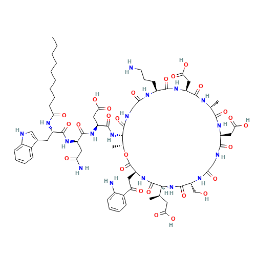 Daptomycin (CAS: 103060-53-3) - Related Chemical Product