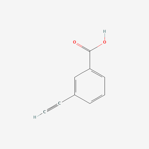 3-ETHYNYL-BENZOIC ACID (CAS: 10601-99-7) - Chemical Structure and Molecular Formula 