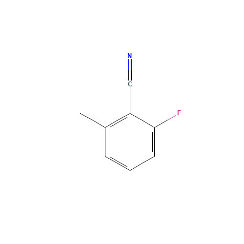 2-FLUORO-6-METHYLBENZONITRILE (CAS: 198633-76-0) - Chemical Structure and Molecular Formula 